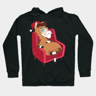 Santa Claus Horse Hoodie